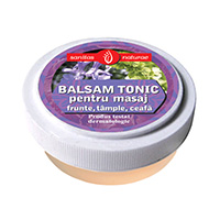 Balsam tonic masaj pentru frunte, tample, ceafa 15g, Manicos