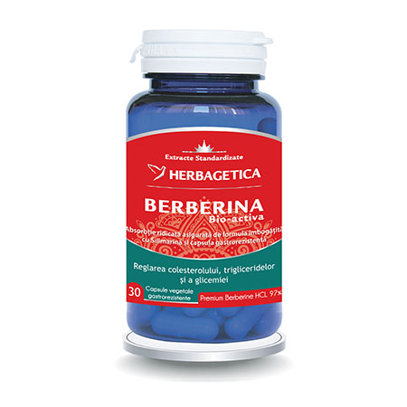 Berberina Bio Activa 30 cps, Herbagetica