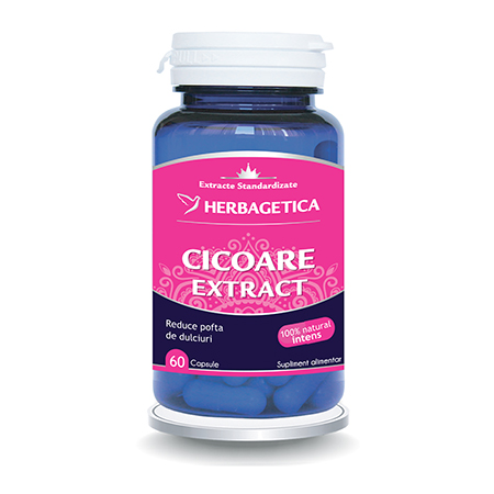 Cicoare Extract 60 cps, Herbagetica