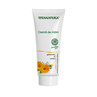 Crema de maini cu galbenele si catina 75 ml, Vivanatura