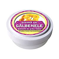 Crema cu extract de galbenele, ulei din germeni de grau, miere de albine 15g, Manicos