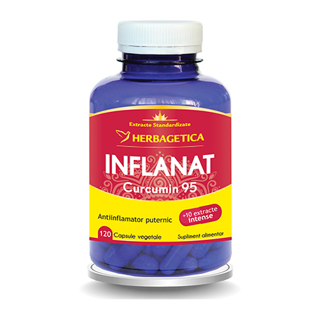 Inflanat Curcumin 95 120 cps, Herbagetica 