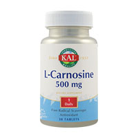 L-Carnosine 500mg 30 tb, KAL