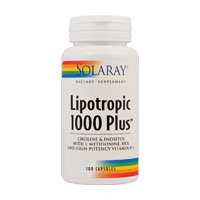 Lipotropic 1000 Plus 100 cps, Solaray