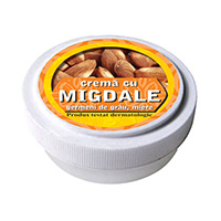 Crema cu ulei de migdale, ulei din germeni de grau, miere de albine 15g, Manicos