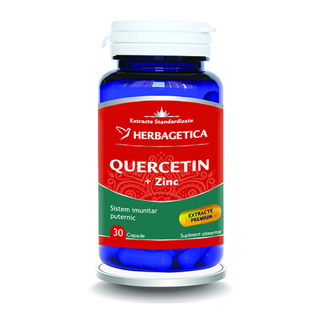 Quercetin+Zinc 30 cps, Herbagetica 