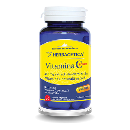 Vitamina C Forte 30 cps, Herbagetica 