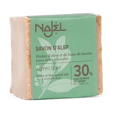 Sapun traditional de Alep cu 30% ulei de dafin 185g, Najel