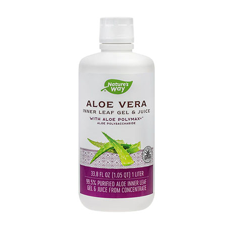 Aloe Vera Gel&Juice cu Aloe Polymax+ 1000ml, Nature's Way