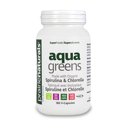 Aqua Greens 180 cps, Praerie Naturals