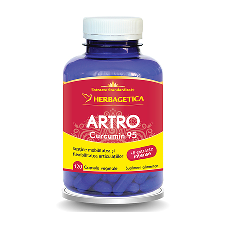 Artro Curcumin 95 120 cps, Herbagetica