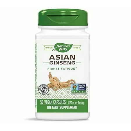 Asian Ginseng 560mg 50cps, Nature's Way