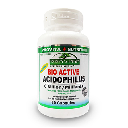 Acidofilus Lactobacilus Bio-Activ 60 cps, Provita Nutrition 