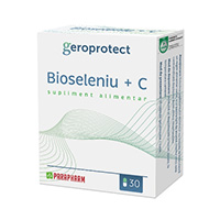 Bioseleniu+Vitamina C 30 cps, Parapharm