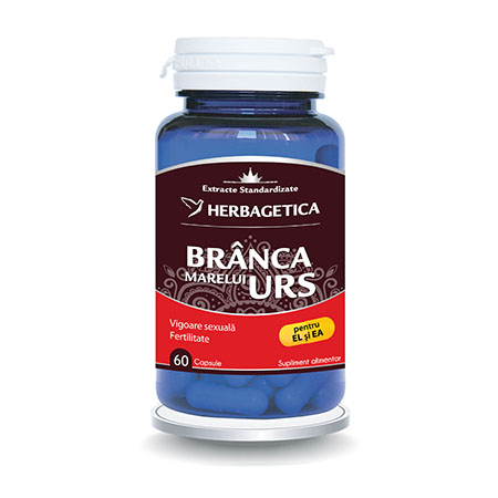 Branca Marelui Urs 60 cps, Herbagetica