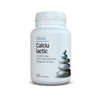 Calciu lactic 60 cpr, Alevia