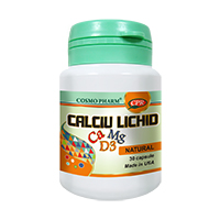 Calciu Lichid 30 cps, Cosmo Pharm