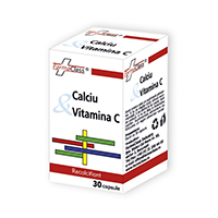 Calciu cu Vitamina C 30 cps, Farmaclass