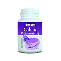 Benefe Calciu Vitamina D3 30 cp