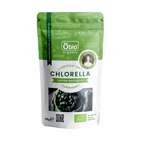 Chlorella tablete bio 125g 250 tbl, Obio