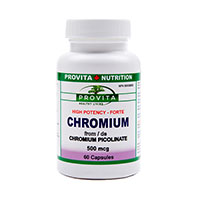 Crom picolinat - Chromium 500mcg 60 cps