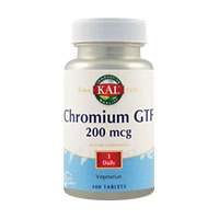 Chromium GTF 200mcg 100 tbl, KAL