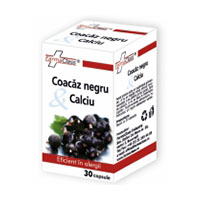 Coacaz negru & Calciu 30 cps, Farmaclass
