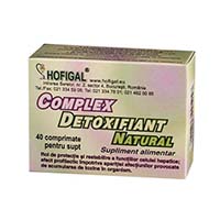 Complex detoxifiant natural 40 cpr, Hofigal