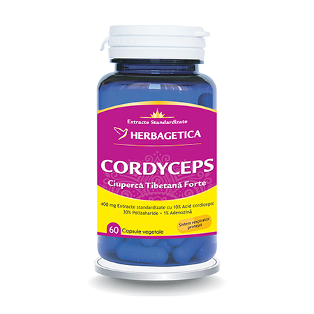 Cordyceps 10/30/1 60 cps, Herbagetica