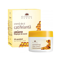 Crema de zi catifelanta cu miere si laptisor de matca 50ml, Cosmetic Plant