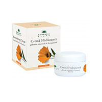 Crema hidratanta cu galbenele si vitaminele A, E 50ml, Cosmetic Plant