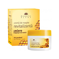 Crema de noapte revitalizanta cu miere si laptisor de matca 50ml, Cosmetic Plant