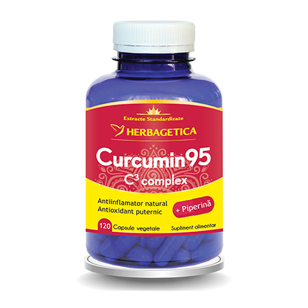 Curcumin 95 C3 Complex 120 cps, Herbagetica 