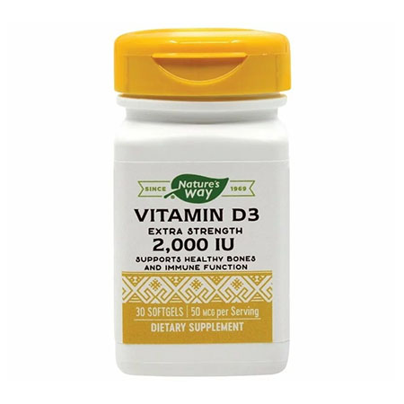 Vitamin D3 2000UI 30 cps, Nature's Way