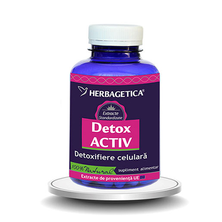 Detox Activ 120 cps, Herbagetica