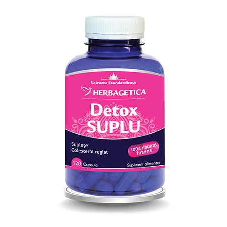 Detox Suplu 120 cps, Herbagetica 