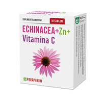 Echinacea + Zinc + Vitamina C 30 tb, Parapharm