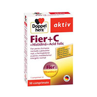 Aktiv Fier + C + Histidina + Acid folic 30 cpr, Doppelherz