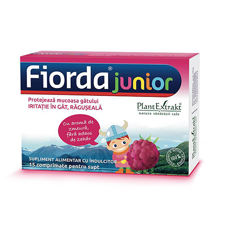 Fiorda - aroma de zmeura 15 cpr, Plantextrakt