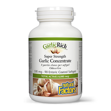 Garlic Rich (usturoi forte dezodorizat) 500 mg 90 cps, Natural Factors
