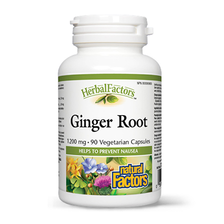 Ginger Root (Forte) - Radacina de Ghimbir 1200mg 90 cps, Natural Factors