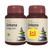 Ginkana Ginkgo 50+ 30 cps+30 cps gratis, Alevia