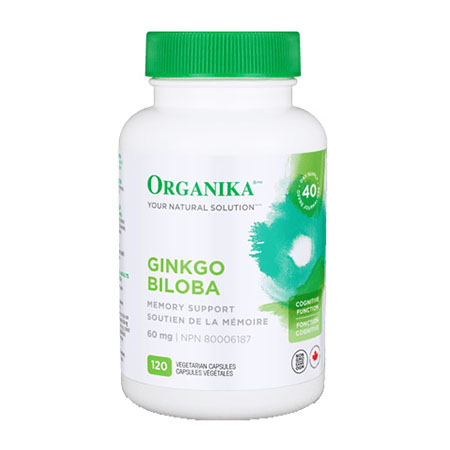 Ginkgo Biloba 60mg 120 cps, Organika