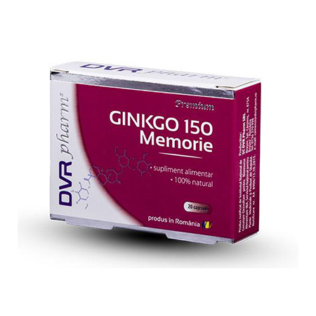 Ginkgo 150 memorie 20 cps, DVR Pharm