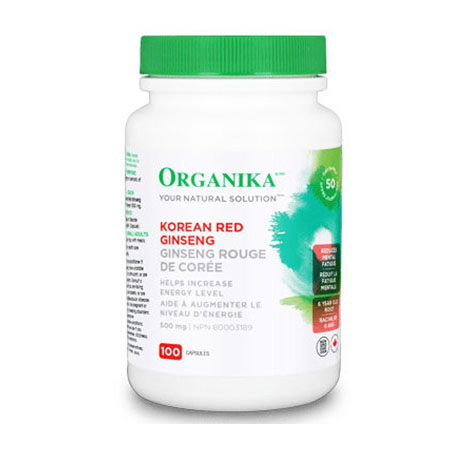 Ginseng Rosu Koreean 500mg 100 cps, Organika