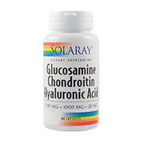 Glucosamine Chondroitin Hyaluronic Acid 60 cps, Solaray