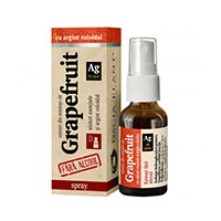 Grapefruit cu Argint Coloidal fara alcool spray 20ml, Dacia Plant