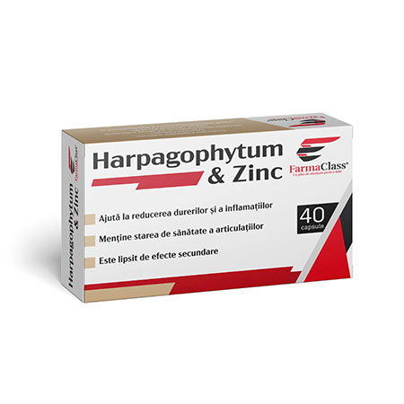 Harpagophytum & Zinc 40 cps, Farmaclass