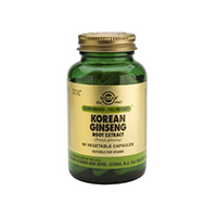 Extract din radacina de ginseng coreean 60 cps, Solgar