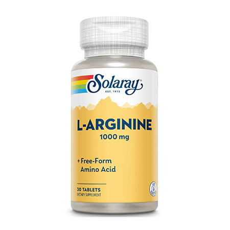 L-Arginine 1000mg 30 tbl, Solaray